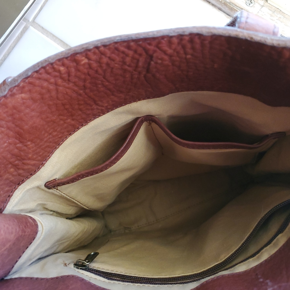 Duluth Elegant Brown full grain Leather purse - Picture 5 of 8